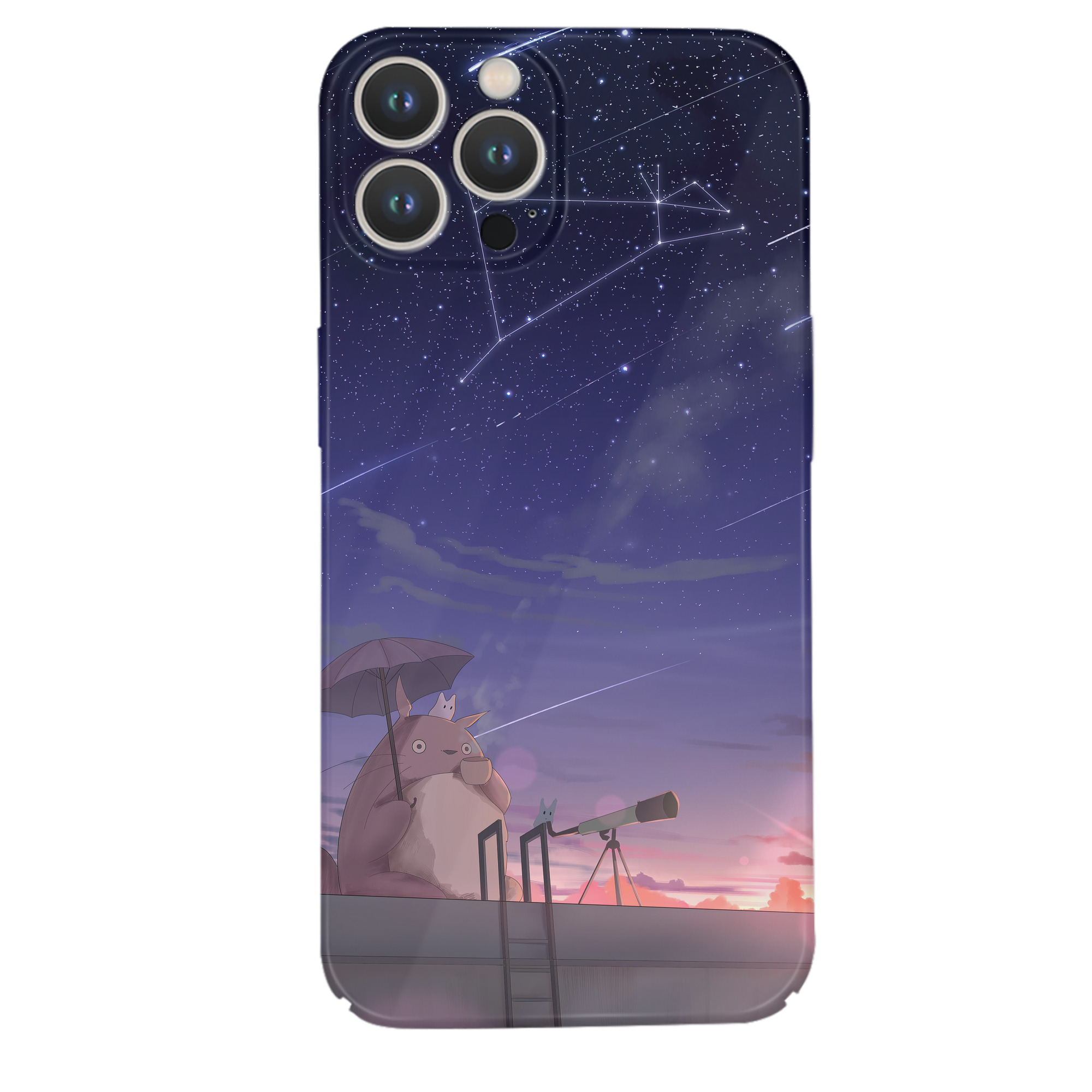 （画像用） となりのトトロ 草壁メイ 草壁サツキ My Neighbor Totoro Satsuki Kusakabe Mei Kusakabe 【iPhone 14シリーズ対応】ハードケース